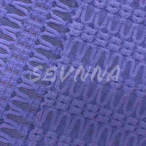 Stretch Elasticity Recycled Polyester Stretch Fabric Custom Color Fastness