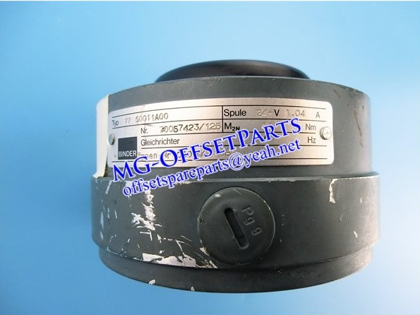 Buy HD CD102 MACHINE BRAKE 776011A00 1,4A24V14NM, C2.105.1331/01, HD OFFSET PRINTING MACHINE ORIGINAL USED P at wholesale prices