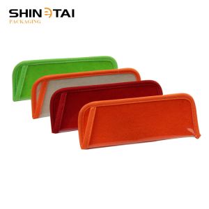 Colorful Transparent Custom Made PVC Sunglasses Pouches Spectacel Pouch