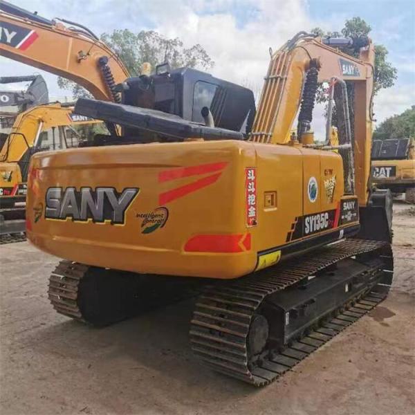 6.5m Transport Length Sany135 Excavator Hydraulic Digger and Active 228 Working Hours