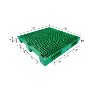OEM Blue Plastic Pallet 1100x1100 Pallets Made From Recycled Plastic