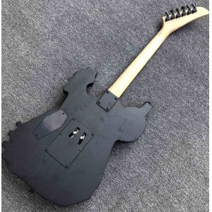 Top Quality 6 Strings Bones Black Skull Electric Guitar