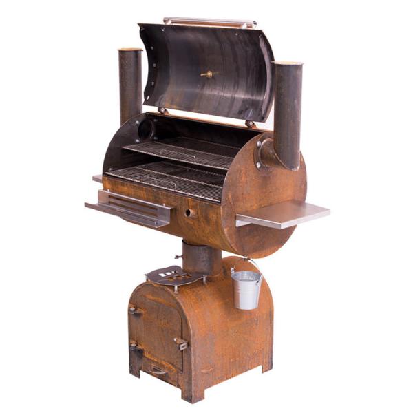 Portable Outdoor Kitchen Garden Material Corten Steel Grill Outdoor Cooking Grills