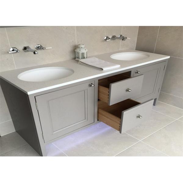 Custom Bathroom Vanity Cabinets Paint Surface Granite Countertop Including Basin