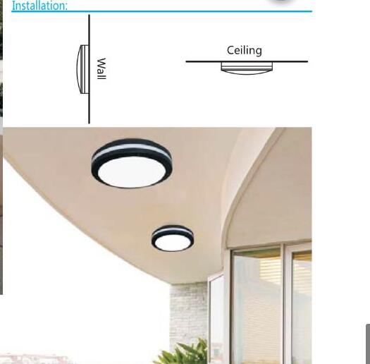 10W - 40W IP65 LED Bulkhead Light Outdoor Wall Light Black White Housing