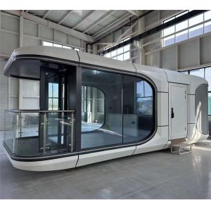 SHENGDE Prefabricated Space Capsule Container House with Bedroom and Customized