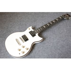 White Glossy Finish YMH SG Electric Guitars China Chrome Hardware