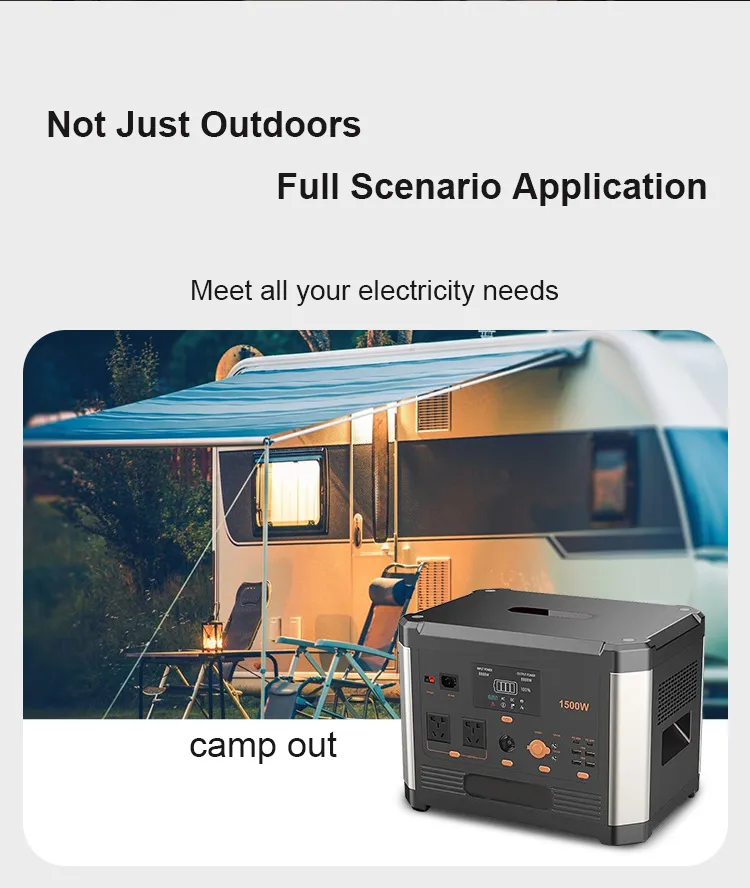 Energy Outdoor Lithium Portable Power Station 1500W Inverter Kit Alternative