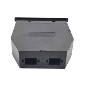 24F Black LC Duplex Multimode MPO MTP Fiber Cassette for 24 Ports OM3 OM4 OS2