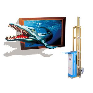 Silent Track 3D Wall Printing Machine Piezoelectric Printhead Automatic Cleaning