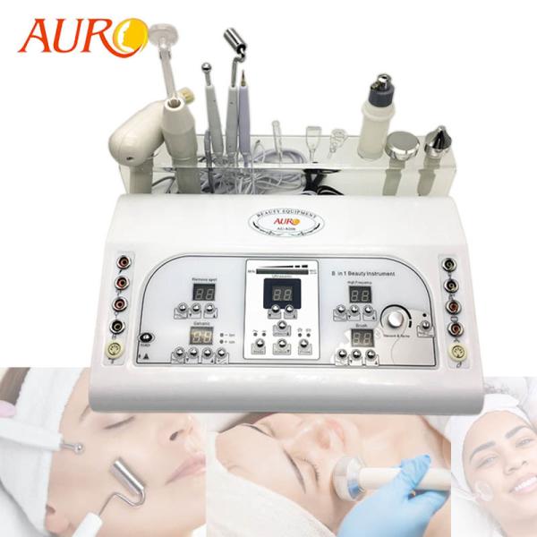 Buy Deep Cleansing Multifunctional Facial Machine 8 In 1 Ultrasonic Electrotherapy at wholesale prices