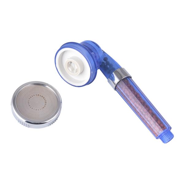 Saving water new design 3 functions plastic ion pressure spray shower head