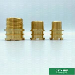 BSPT CW617N Male Brass Threaded Inserts For Ppr Fittings