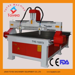 China Mach 3 controller 4x8 feet work table high efficiency wood cnc router engraving machine TYE-1325T2 on sale