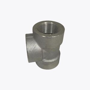 Threaded Female Tee Stainless Steel Forged Pipe Fittings Industrial Pipe