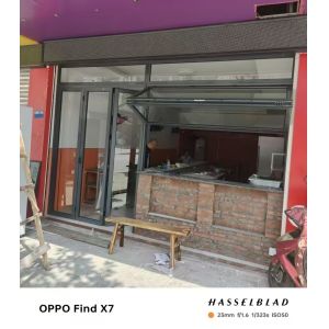 folding window aluminum balcony vertucal