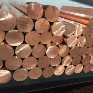 Pure Solid Copper Round Bar C10100 Oxygen Free TU0 / C110