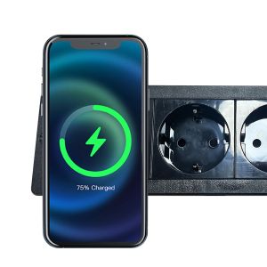 Hot sale Built-In 3EU Standard Power wireless Charging Socket 5A Rated Current