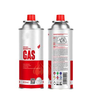 Durable Butane Gas Vessel with Customized Logo and Tinplate Construction