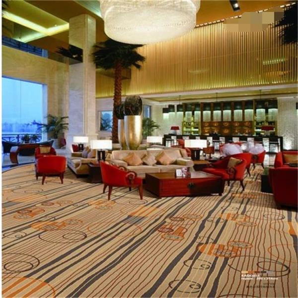 Newest cut pile jacquard printed hotel nylon carpet