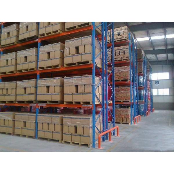 Sturdy Warehouse Storage Steel Metal Pallet Racks Orange Steel Shelf Tray