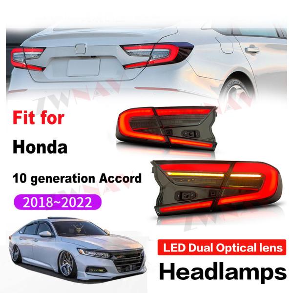 Car Tail Light 2022 model For Honda 11th generation Civic LED headlamp dual lens