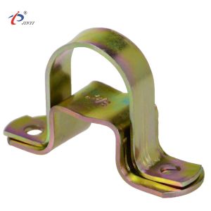 Galvanized Carbon Steel 1 inch Double U Adjustable Pipe Clamps