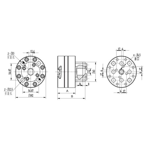 Multi-Outlet Spinning Metering Pump for Polyester/Nylon/Polypropylene Production