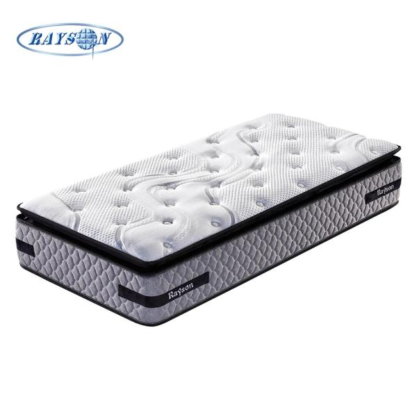 Buy Rayson Pillow Top Colchon Pocket Spring Mattress Bed Furniture 12inch at wholesale prices