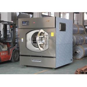 China 100kg Water Efficient Hospital Laundry Machines Stainless Steel Washer Dryer on sale
