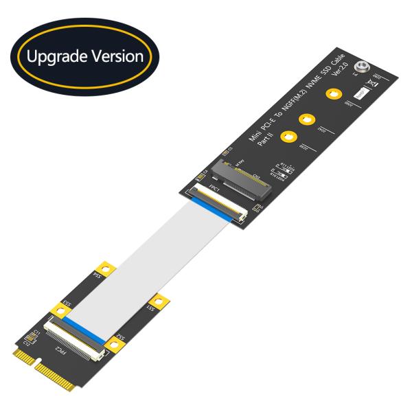 M.2 NVME SSD to Mini PCIe Adapter with 3.3V Power LED