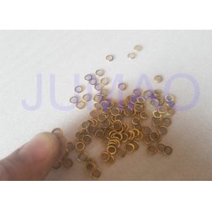Stainless Steel 304 Mini Wire Mesh Disc With Brass Bound Edge