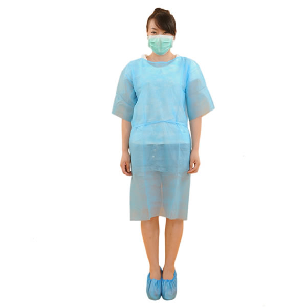 Buy 3XL Dark Blue SMS PP 40gsm Disposable Patient Gowns at wholesale prices