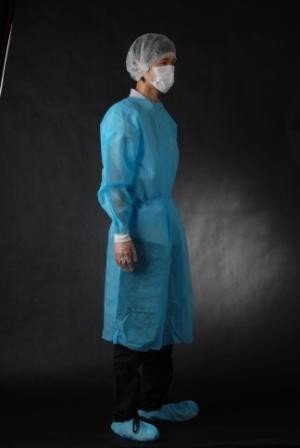 Water Resistant Disposable Surgical Gown Ultrasonic Seam Support Customzied