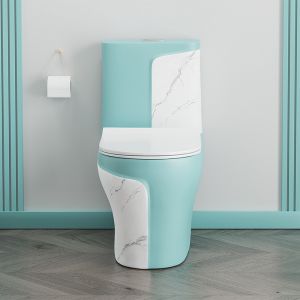 One Piece Seamless Sanitary Ware Toilet Flushing Flowrate 3L 6L