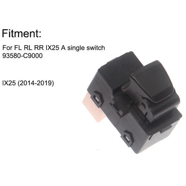 IX25 Single Hyundai Electric Window Switch FR RL RR Window Regulator Switch