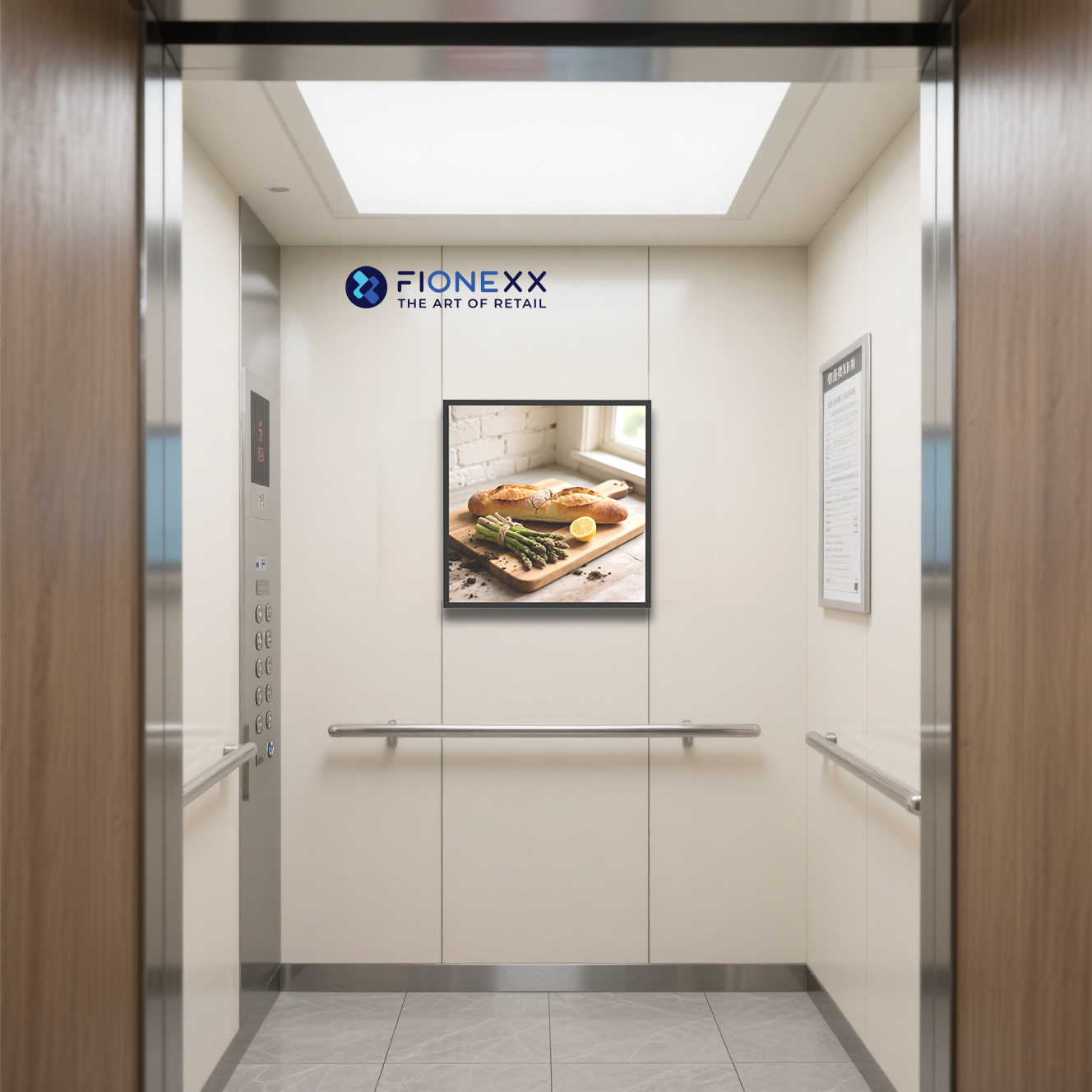 High Resolution Crystal-Clear Display LCD Digital Display For Hotel Media Player