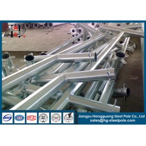 Electrical Substation Galvanized Steel Structure CO2 Welding