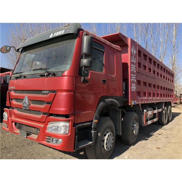 Competitive Price Used HOWO 32cbm Front Tipping Truck 12 Tyre Tipper 8X4 Mining Truck 45 Ton Heavy Dump Truck