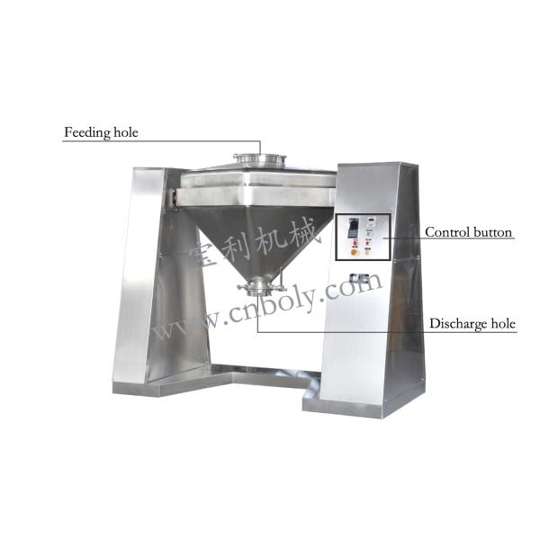 Stainless Steel 304 Square Cone Powder Mixer Machine 400kg Capacity