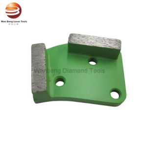 Irregular Shape Two Segments Diamond Grinding Shoes