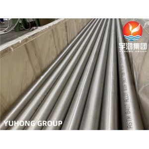 ASTM B407 UNS N08800 Nickel Alloy Steel Seamless Round Tube For Boiler