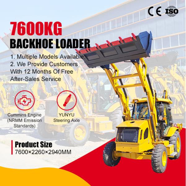 Cheap Diesel Small Backhoe Wheel Loader Tractor Excavator Compact Backhoe with Bucket for Agriculture