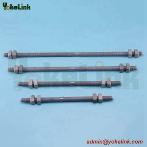 Double-Arming Bolts full thread furnished with four square nut