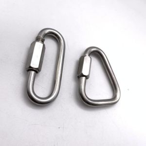 Stainless Steel Delta Triangle Quick Link Locking Connectors For SS316