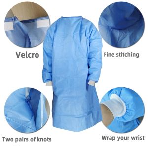 Medical Grade Disposable Lightweight Isolation Gown