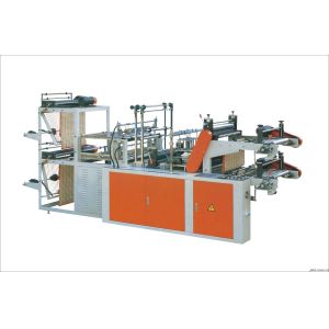 Quality Shopping Bag Making Machines Double Inverter Driving For Central / Bottom Sealing Bag for sale