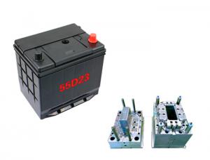 Quality 55D23 Plastic Injection Car Battery Mold , High Hardnes Injection Molding for sale