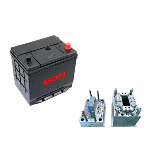 Buy 55D23 Plastic Injection Car Battery Mold , High Hardnes Injection Molding at wholesale prices