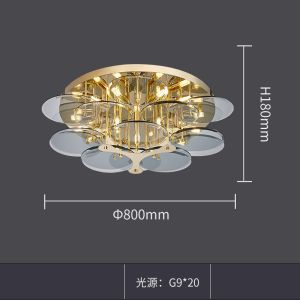 Modern Glass Industrial Retro Household Lamp Living Room chandelier ceiling